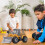 Electric Snow Plow Engine Car Toy with Remote Control & Loader 8