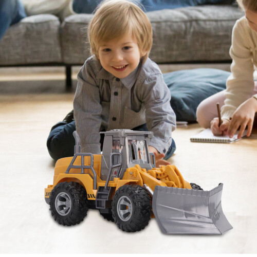 Electric Snow Plow Engine Car Toy with Remote Control & Loader 2