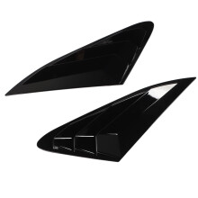 2 pièces de louvre de fenêtre latérale arrière noir brillant ABS K5