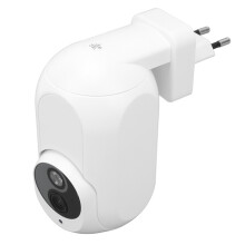 3MP HD Steckdose Überwachungskamera, 360-Grad-Panoramablick, Intelligentes WIFI, Dual-Lichtquelle, Drahtlose Kamera