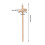 Eco-Friendly Beech Wood Drop Spindle Kit with Wool Perfect for Knitting 2