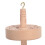 Wooden Drop Spindle DIY Yarn Spinning Kit with Wool Top, 32.5cm 12