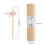Wooden Drop Spindle DIY Yarn Spinning Kit with Wool Top, 32.5cm 2