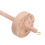 Wooden Drop Spindle DIY Yarn Spinning Kit with Wool Top, 32.5cm 10