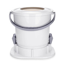 Small Mini Laundry Spinner With Removable Basket Manual Drainage Non Electric Portable White Camping Dorms Apartments