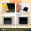 Pantalla de chimenea de PVC, protector de chispas, 29x45 pulgadas, negro 7