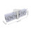 Big Flip Clock 36x13.9cm, 24H Automatic Flip Movement, White PT 2