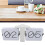 Big Flip Clock 36x13.9cm, 24H Automatic Flip Movement, White PT 11
