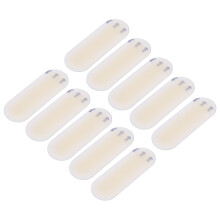 Almohadilla de gel para ampollas 10 piezas 20x60mm Transparente 0.79x2.36in