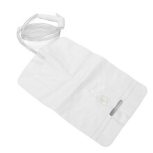 Sacca d'acqua per doccia da letto 5 L PVC trasparente, 50 25 cm