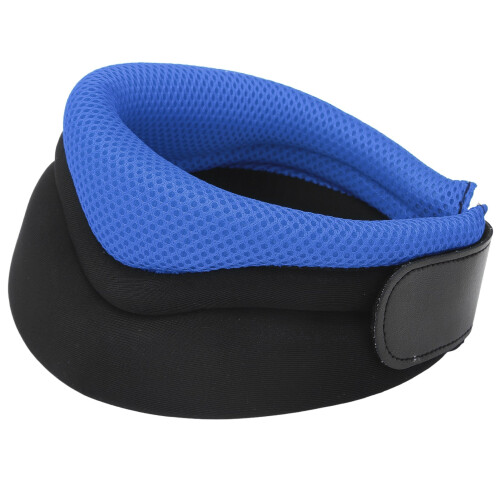 Collier cervical bleu - Éponge respirante
