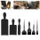 Kit da 7 pezzi: tavola e pennello per balayage in ABS nero 14