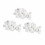 Nagel-Blending-Schwamm Multiface Mini 1,5x1,5 cm 2