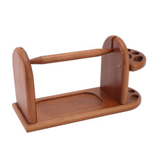 Soporte para ovillo de lana de madera de pino, 1 ud, 33x18 cm, 13x7 pulgadas