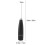 Schiumatore elettrico mini 95g 3.5x24cm ABS+304SS 2