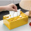 Boîte à mouchoirs en ABS Jaune fer Ample 20,8 x 9,3 x 13,2 cm 7