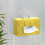 Boîte à mouchoirs en ABS Jaune fer Ample 20,8 x 9,3 x 13,2 cm 16