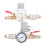 AR2000 régulateur d'air 0-1 MPa, 1/4 pouce NPT métal 14