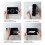 Con resorte 20.8x9.3x13.2 cm Capacidad Negro 6