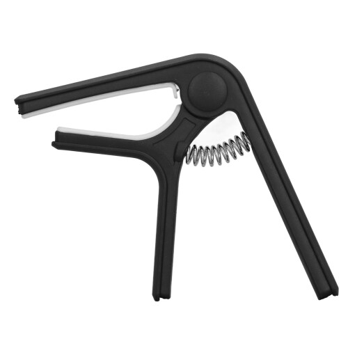 Capotasto per chitarra ABS a molla - Pressione uniforme, Nero 1