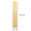 Anches de clarinette 2,0 dureté 10 pièces 70x12 mm Naturel 2
