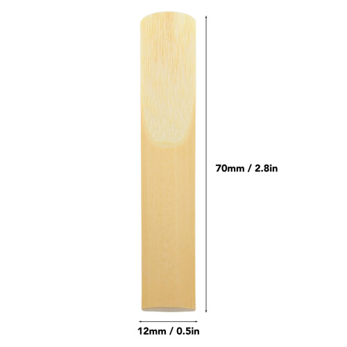 Anches de clarinette 2,0 dureté 10 pièces 70x12 mm Naturel 1