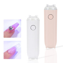 2 piezas USB Lámpara portátil de curado de uñas ABS 230 mAh