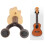 Burlywood Gancio per ukulele 12,7x4,4x7,6 cm 14