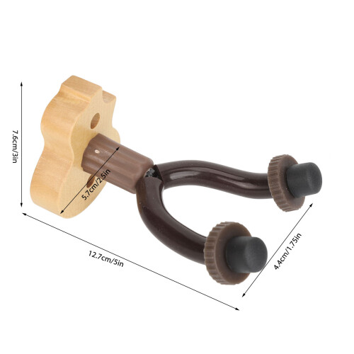 Burlywood Gancio per ukulele 12,7x4,4x7,6 cm 1