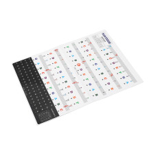 Autocollants en PVC pour clavier de piano 88/61/54/49 8,1x11,1 pouces
