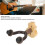 Burlywood Gancio per ukulele 12,7x4,4x7,6 cm 5