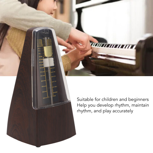 Metronomo meccanico 40-208 BPM Plastica Acciaio ABS 2