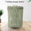 Type B S cadre en fer pliable panier à linge taille S 6