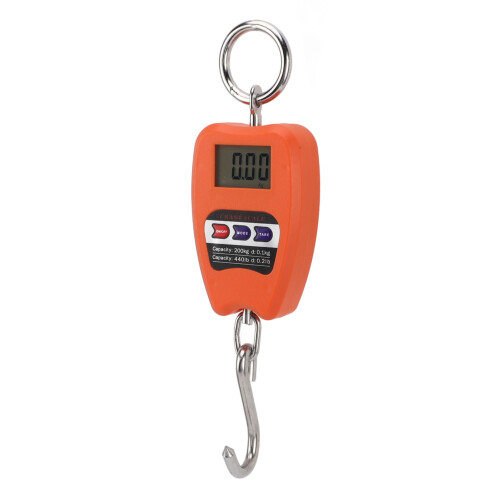 Hochpräzises digitales tragbares Hängewiegegerät 200kg, Orange