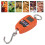 Hochpräzises digitales tragbares Hängewiegegerät 200kg, Orange 5