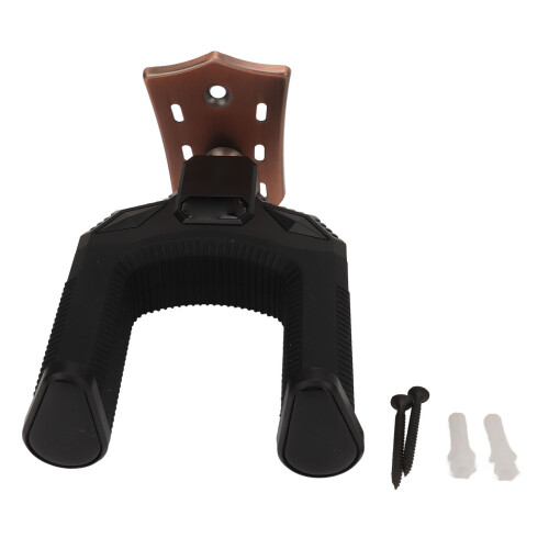 Supporto a parete per chitarra in bronzo rosso, chiusura automatica 2