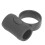 2 pezzi clip per bacchette da batteria 7A/7B, ABS/silicone, nero 12