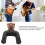 Supporto a parete per chitarra in bronzo rosso, chiusura automatica 4