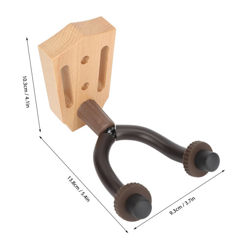 Type 2 Support mural pour guitare en bois de hêtre – en forme de U 1