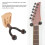 Type 2 Support mural pour guitare en bois de hêtre – en forme de U 4