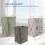 Panier à linge pliant X Frame gris S avec sac 8