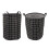 Cesta de ropa plegable Capacidad 50x40 cm BlackGrid 13
