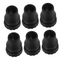 Wanderstockspitzen 6-Piece Anti-Slip Rubber Trekking Pole Tips Shock-Absorbing Foot Pads Trekking Pole Accessory