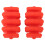 Silicone-Vibrationsdämpfer für Compoundbogen-Armbrust, 2 Stück Rot 2