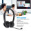 Cuffie con microfono ruotabile a 120 3,5 mm ABS cablate HiFi 8