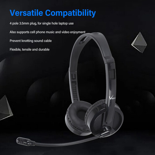 Cuffie cablate con jack da 3,5 mm, microfono ruotabile 2