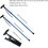 Hiking Pole Telescopic Folding Trekking Pole Adjustable Walking Stick for Elderly Seniors Lightweight 2