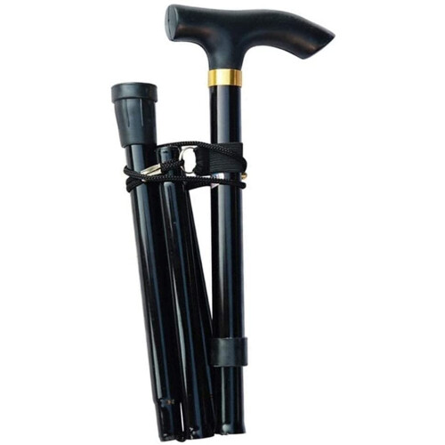 Hiking Pole Telescopic Folding Trekking Pole Adjustable Walking Stick for Elderly Seniors Lightweight