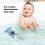 Infant Bath Temp Thermometer & Toy Bear Shape Blue Waterproof 3