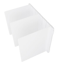 Support de séparateur d'étagère ABS 3-Board, Assemblage facile